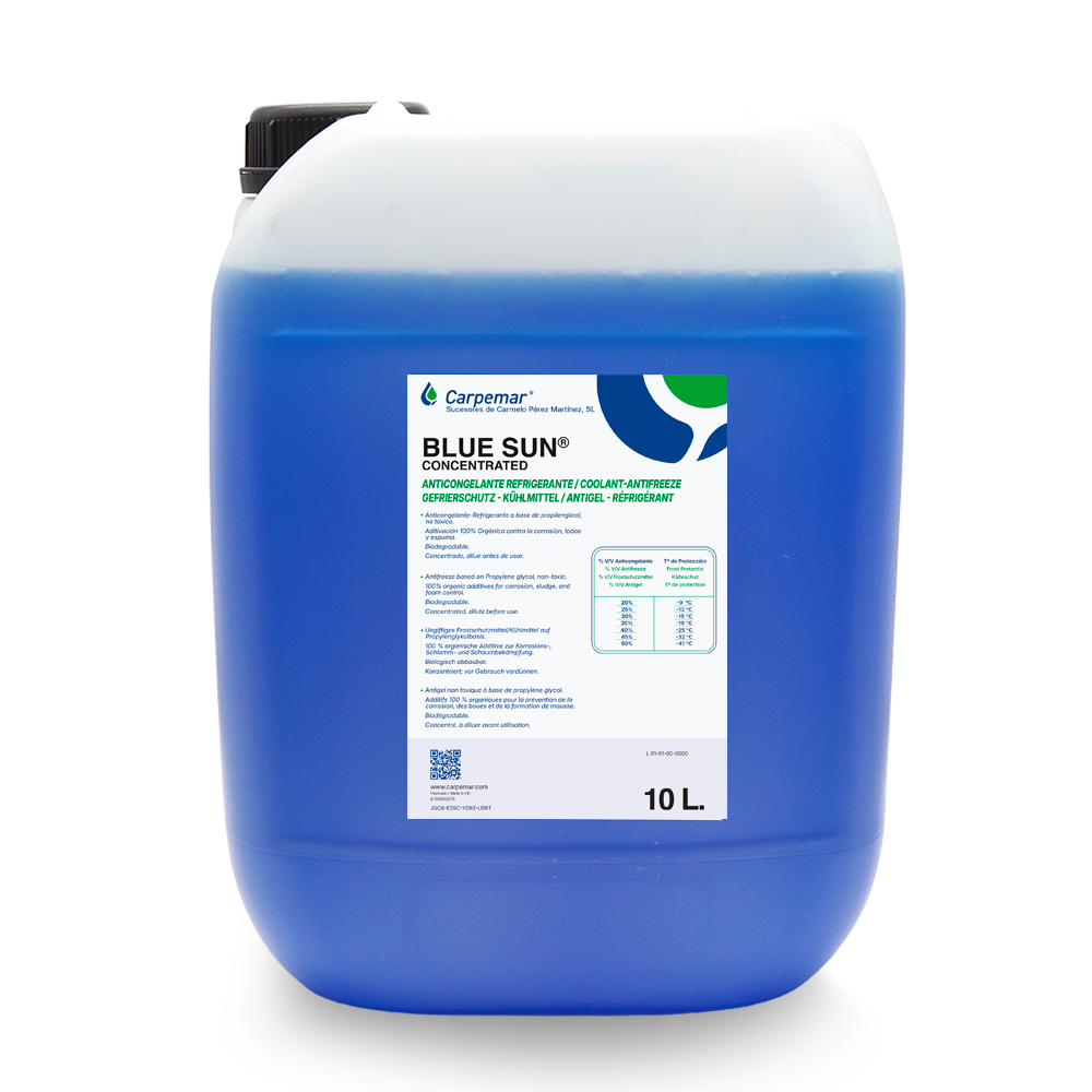 Blue Sun Concentrado – envase frontal